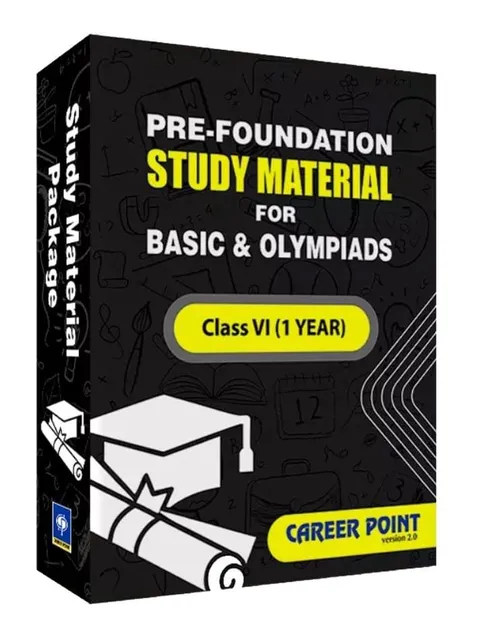 Career Point Kota- Pre-Foundation Basic & Olympiads Study Material For Class 6th (1 Year)