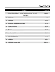 CBSE MCQs Chapterwise for Term I Class 10 Mathematics By Career Point Kota