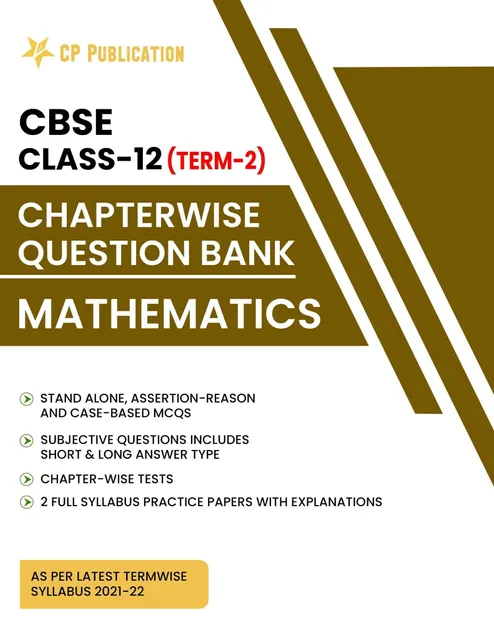 Career Point Kota- CBSE Class 12 Term 2 Chapterwise Question Bank Mathematics