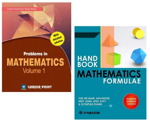 Career Point Kota- Problems in Maths Volume-1 + Maths Formulae for JEE (Main & Advanced)