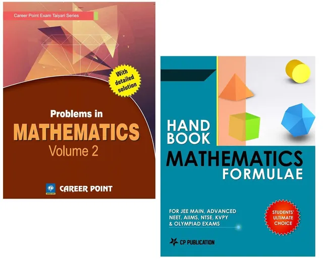 Career Point Kota- Problems in Maths Volume-2 + Maths Formulae for JEE (Main & Advanced)