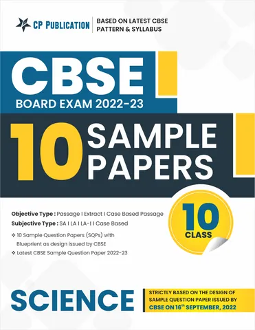 CBSE 10 Sample Question Papers Class 10 Science for 2023 Board Exam