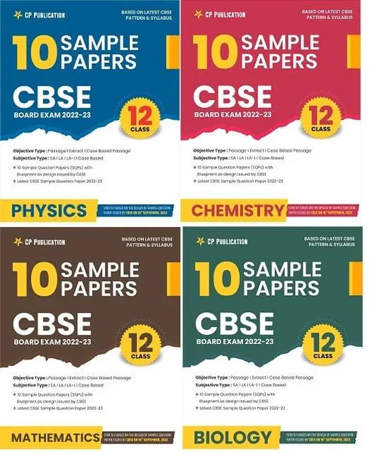 CBSE 10 Sample Question Papers Class 12 PCMB for 2023 Board Exam