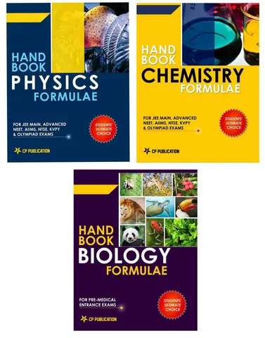 Career Point Kota- Handbook of PCB Formulae Set of 3 Books For NEET