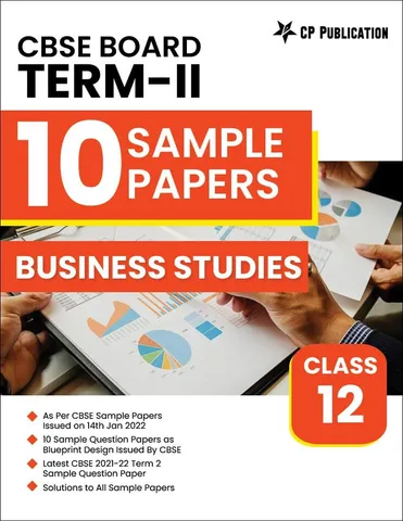 Career Point Kota 10 Sample Question Papers for CBSE Board Term 2 Class 12 Business Studies Subject for Board Exam 2022