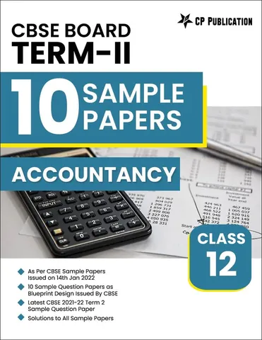 Career Point Kota 10 Sample Question Papers for CBSE Board Term 2 Class 12 Accountancy Subject for Board Exam 2022