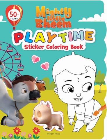 Mighty Little Bheem - Playtime : Sticker And Coloring Fun Activity Book
