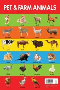 Pet & Farm Animals - Early Learning Educational Posters For Children: Perfect For Kindergarten, Nurs