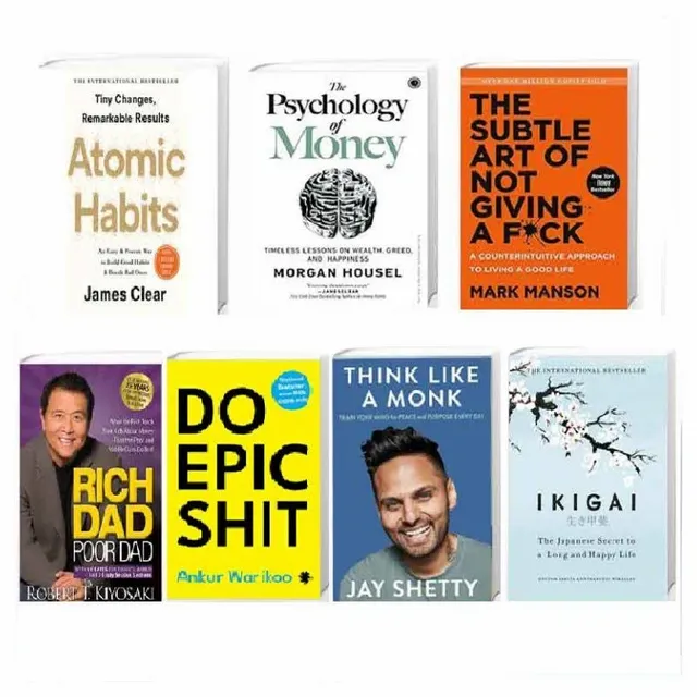 Best Books To Read For Self Help (Books Combo of 5)