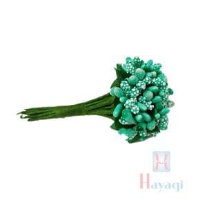 Artificial Floral Hair Juda Pin In Blue Color