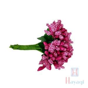 Floral Hair Juda Pin Pink Color
