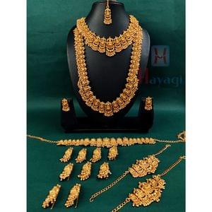 Temple Bridal Jewellery In Matte Finish