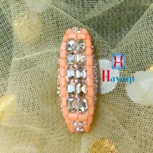 Stone Studded Saree Pins Crystal Designed