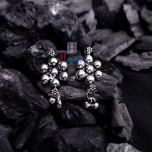 Online Authentic Design Oxidised Thushi Tops/ Earring
