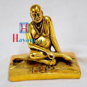 Swami Samarth Idol/Statue Gold Polish