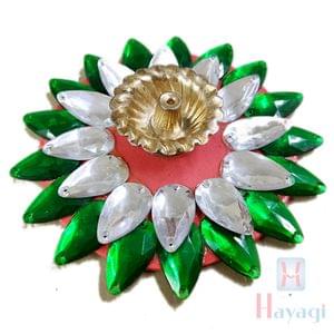 Niranjan Diva With Flower Design