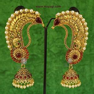 Ear Cuffs Gold Ear Cuffs for Beautiful Bride