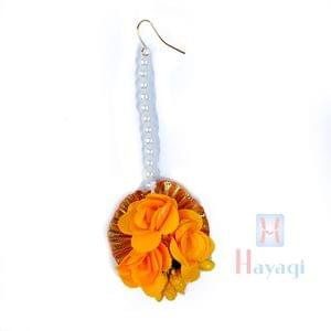 Yellow Flower Maang Tikka