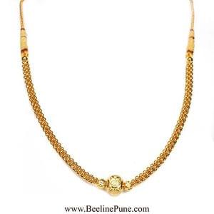 Kolhapuri Gold Finish Thushi Necklace Shopping - Hayagi