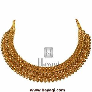 9 Layered Broad Thushi Necklace Online