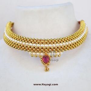 Thushi Pearl Moti Saaj Pendant