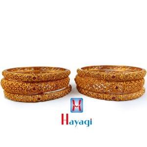 Matte Bangles- Elegant Matte Finish Bangles Set Online