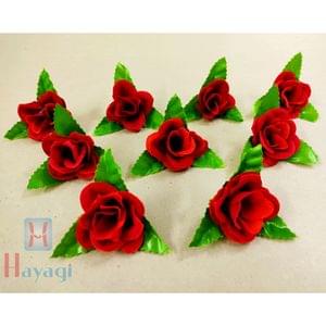 Artificial Red Flowers Decor