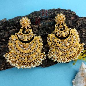 Heavy Long Earrings Traditional Bridal Wear