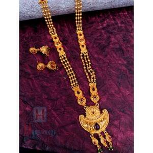 1 Gram Long Haar In 3 Line With Pendant