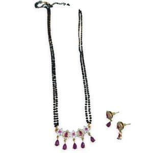 Mangalsutra Stone Studded Pendant