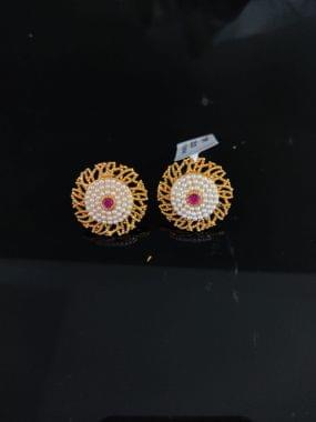 Traditional Pearl Tops/Earrings Broad Designer