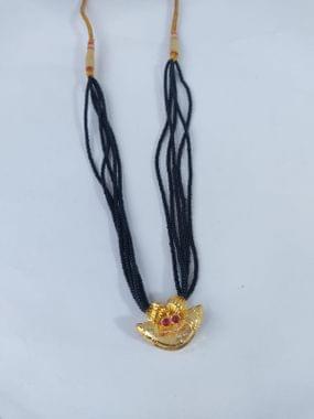 Maharashtrian Mangalsutra- Kolhapuri Short Mangalsutra