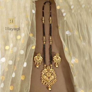 Rajwadi Pendant Mangalsutra Fancy Mangalsutra