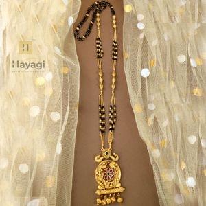 Rajwadi Mangalsutra- Heavy Pendant Fancy Rajwadi Mangalsutra