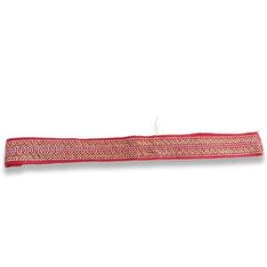 Red Fabric/Cloth Waistbelt/Kamarband