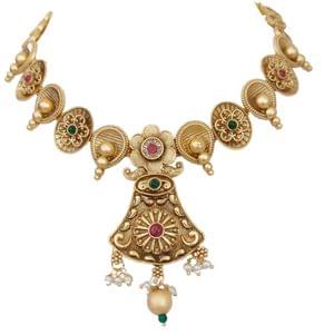 Rajwadi Necklace Unique Design Copper Based