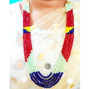 Crystal Mala- Multicolor Crystal Embellished Mala