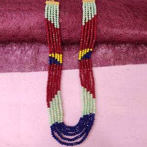 Crystal Mala- Multicolor Crystal Embellished Mala
