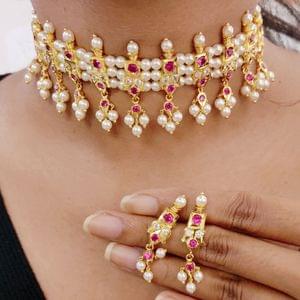 Laffa Haar 11 Kasturi Trishul Peti Laffa Haar