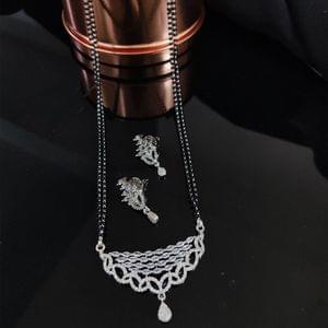 AD Pendant Long Mangalsutra for brides