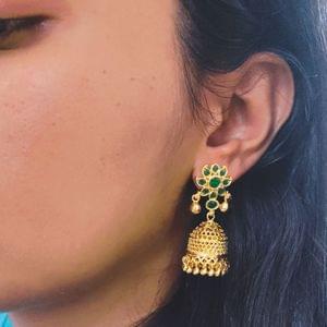 Golden Jhumki- Unique Designer Jhumki Online