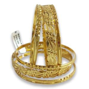 Bentex Bangles- Unique Design Golden Bangles
