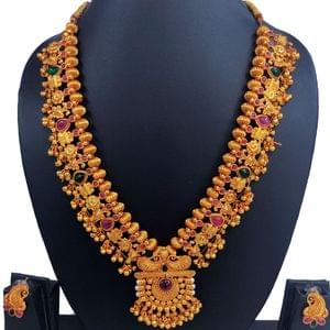 Bridal Saaj Geru Polish- Maharashtrian Jewellery