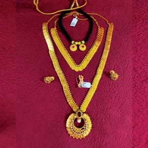 Gauri Jewellery Combo- Temple Jewellery