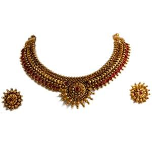 Short Necklace Temple Polish South Jewellery
