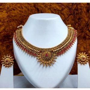 Short Necklace Temple Polish South Jewellery
