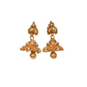 Gold Finish Necklace 8 strand chain, Buy Laxmi Pendant_Hayagi