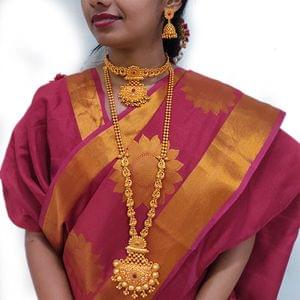 Geru Finish Traditional Jewellery Set For Sider's