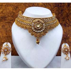Copper Based Choker Set Indian Jewelry Designs