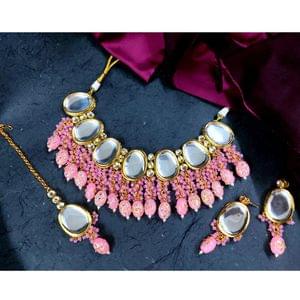 Meenakari Polki Kundan Set
